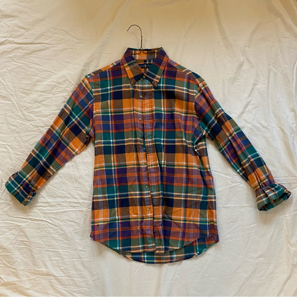 RALPH LAUREN MULTI-COLOR FLANNEL